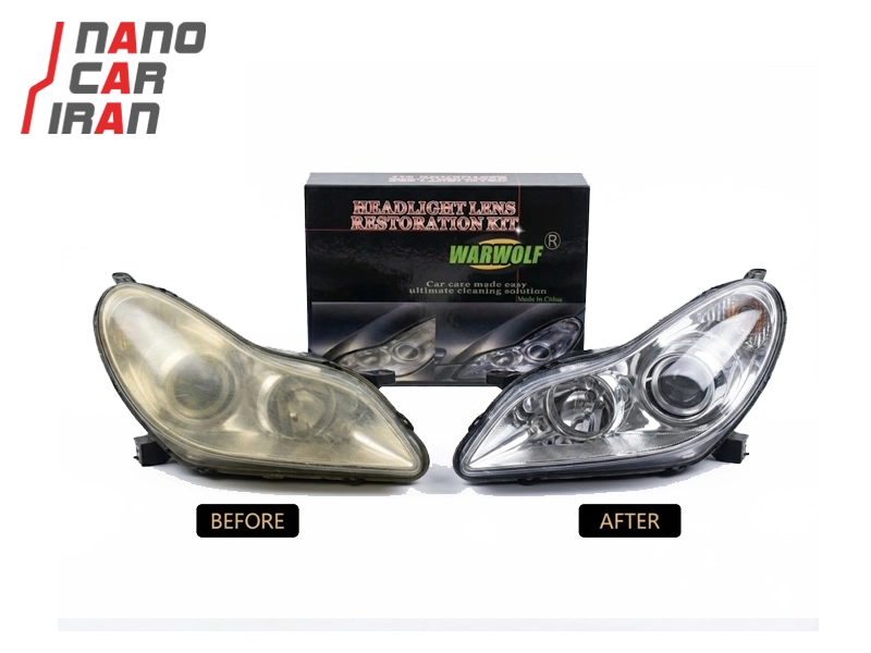 کیت بازسازی طلق چراغ خودرو ۱۰ میلی‌ لیتری وارولف